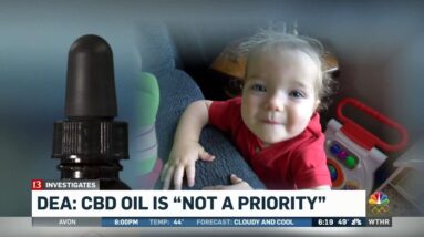 CBD oil helps toddler in pain