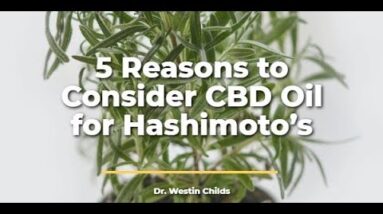 How CBD Oil May Help Treat Hashimoto's (Lowering antibodies and improving thyroid function)